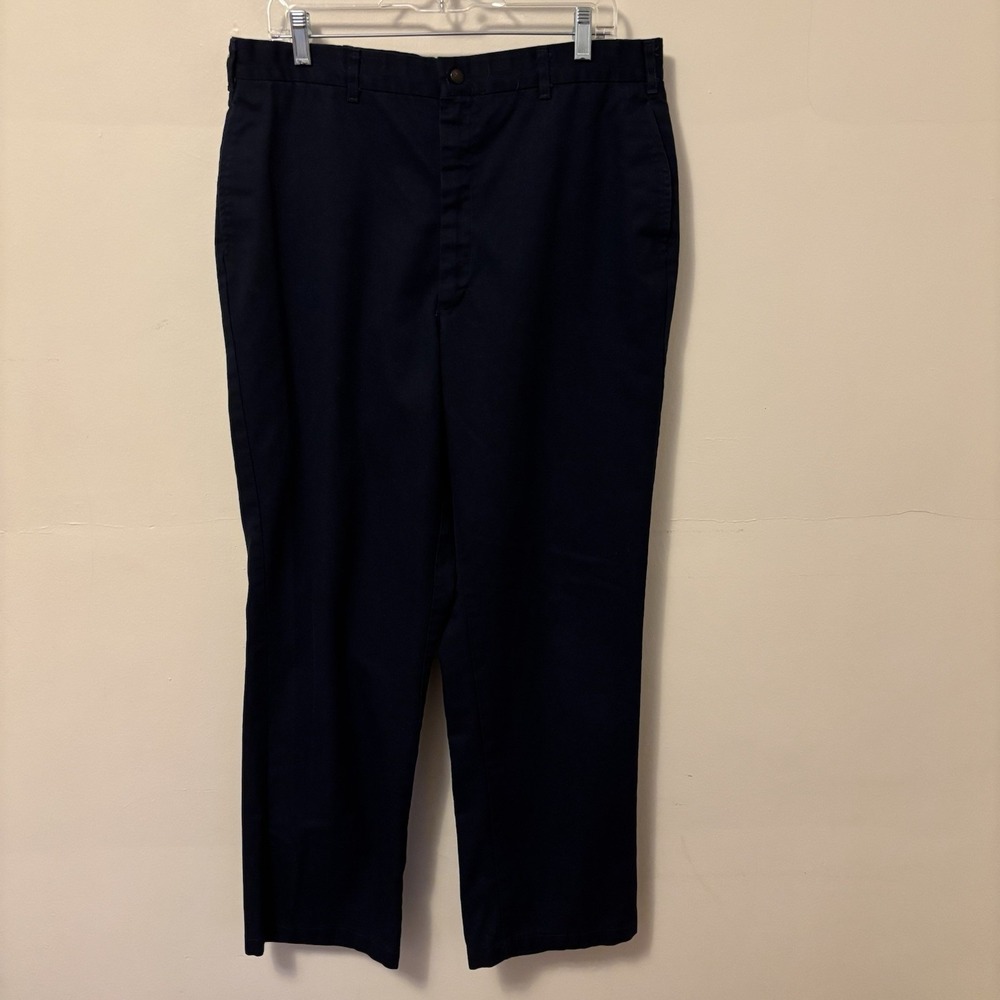 Vintage Seafarer Men's Utility Pants‎ Navy Workwear Trousers 37x32 Blue